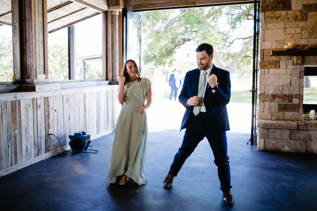 Bridal party entrance at Bergheim Ranch in Boerne.  Photo by Shannon Cain Photography