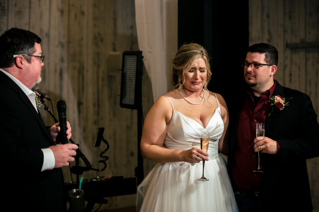 Winter wedding at Harper Hill Ranch.  Photography by Shannon Cain Photography