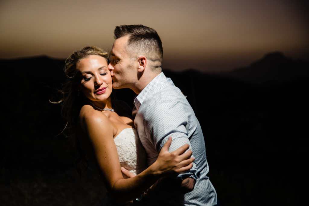 Bride and Groom elopement at Sotol Vista Big Bend National Park.  Photography by Shannon Cain Photography.
