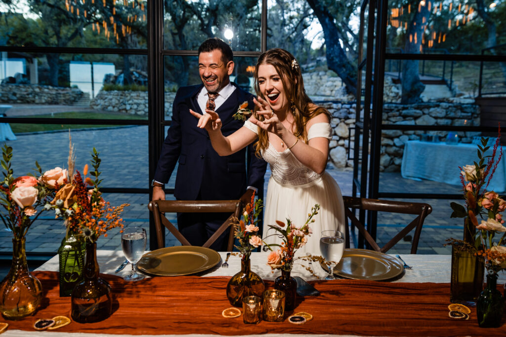 Megan and Christian's fall wedding at Hidden Falls Events in Spring Branch, TX.  Shannon Cain Photography